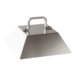 Couvercle pour plaque à griller en acier inoxydable, 22x22 cm