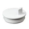 Couvercle pour tasse en mélamine Design Letters, blanc