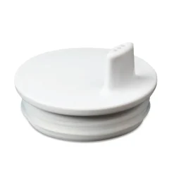 Couvercle pour tasse en mélamine Design Letters, blanc