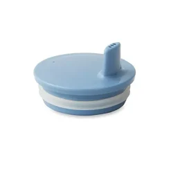Couvercle pour tasse en mélamine Design Letters, bleu