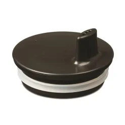 Couvercle pour tasse en mélamine Design Letters, noir