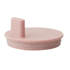 Couvercle pour verre en tritan Design Letter, Nude