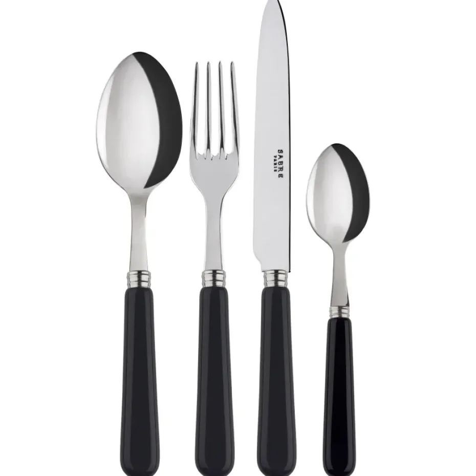 Couvert Basic 24 Pièces, Black