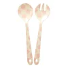 Couverts à salade en mélamine Rice 2 Pièces, Pink dots
