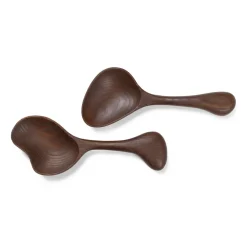 Couverts à salade Os 2 pièces, Dark brown