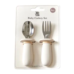 Couverts Baby, 2 pièces, Cream