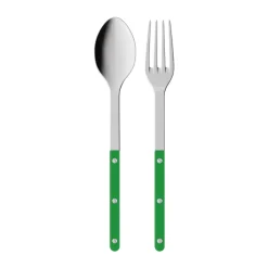 Couverts de service Bistrot Solid, 2 pièces, Garden green