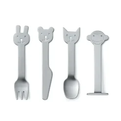 Couverts enfants Animal Friends 4 pièces, couverts enfant