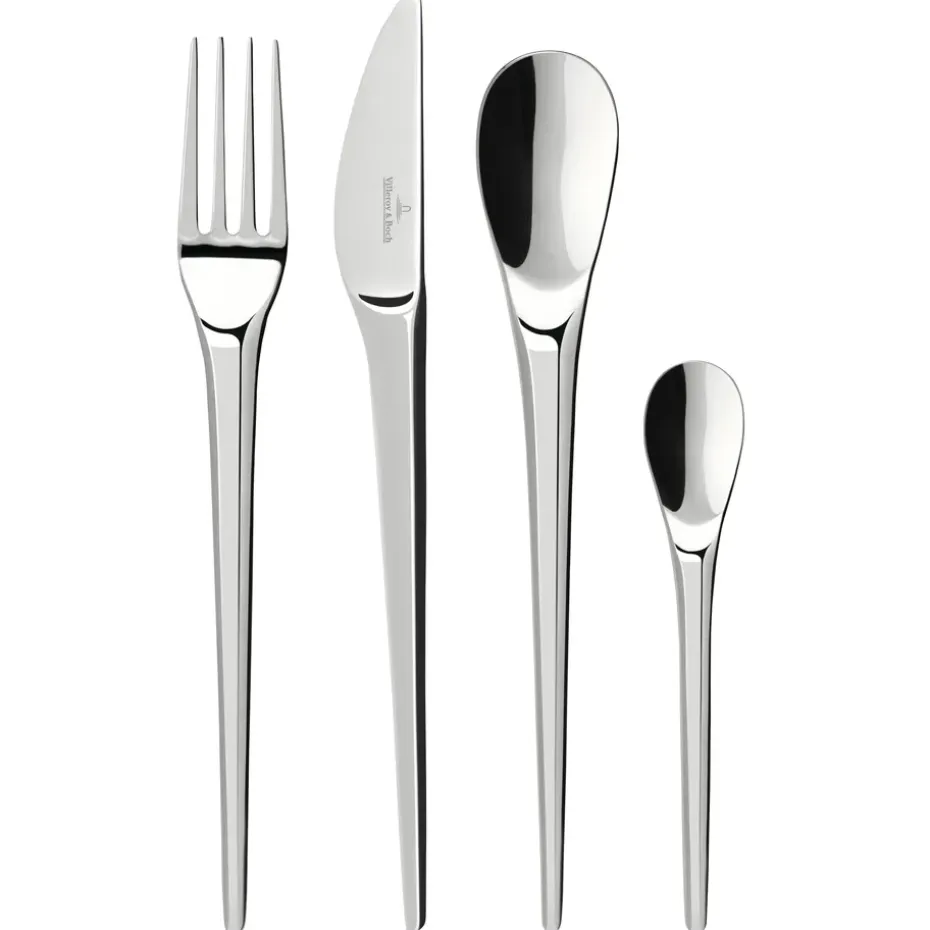 Couverts NewMoon 24 Pièces, Acier inoxydable