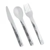 Couverts pour enfants Lupo Emil, 9 pièces, Argent