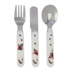 Couverts pour enfants Mumin, 3 pièces, Blanc