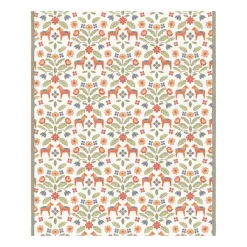Couverture en coton Kurbitsblom 140x170 cm, Multi