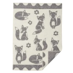 Couverture enfant Fox, gris