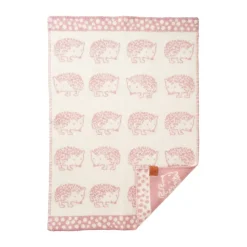 Couverture enfant Hedgehog 65x90 cm, Rose