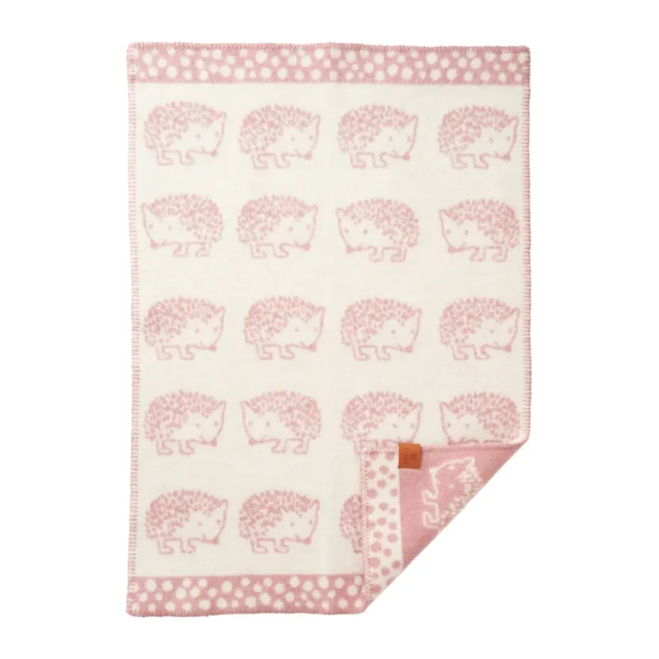 Couverture enfant Hedgehog 65x90 cm, Rose