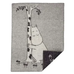 Couverture enfant Moomin Tree Hug, gris