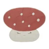 Couverture matelassée Mushroom, Rouge pâle