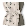Couverture petite Blueberry Muslin 2 Pièces, 60x60 cm