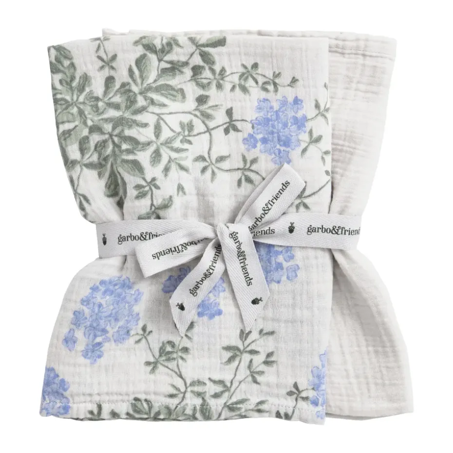 Couverture petite Plumbago Muslin 2 Pièces, 60x60 cm