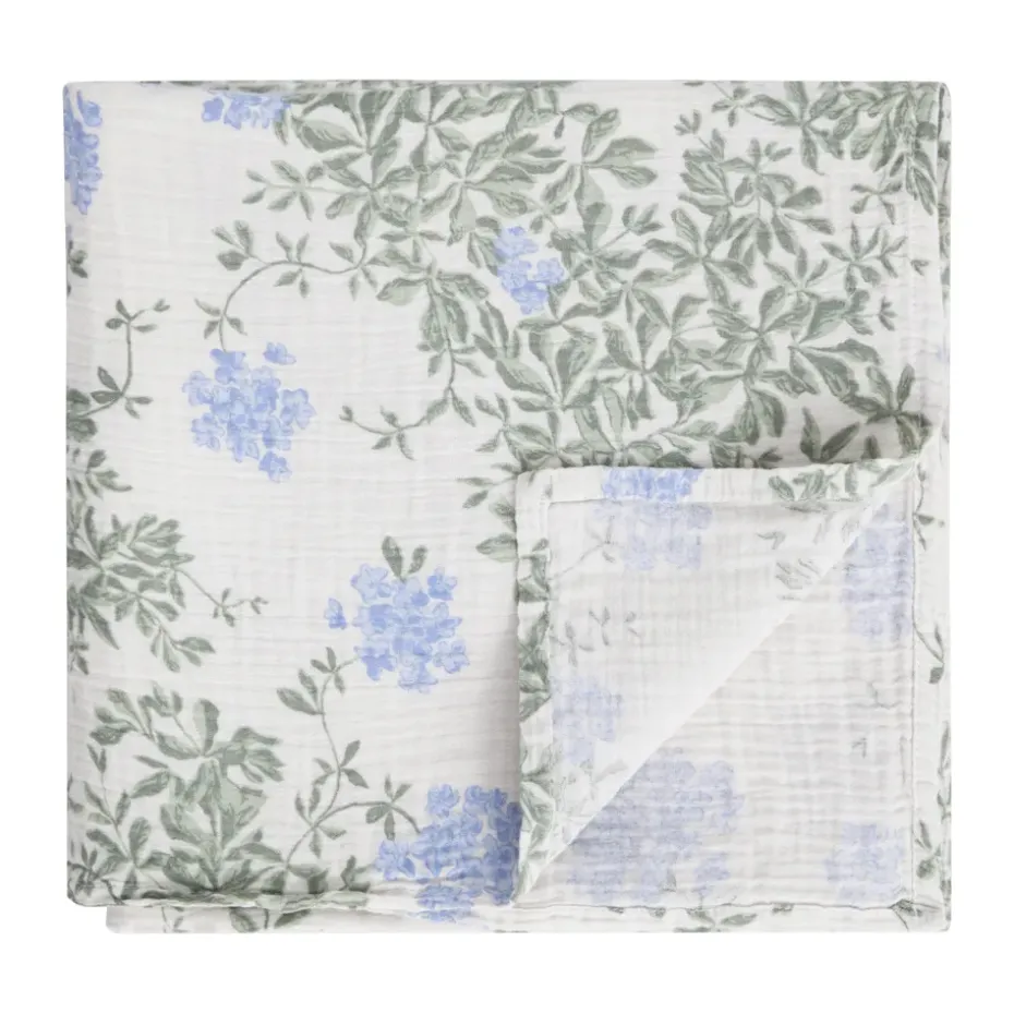 Couverture Plumbago Muslin Swaddle, 110x110 cm