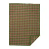 Couverture pour enfant Dogtooth 65x90 cm, Green-pink