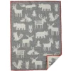 Couverture pour enfant Forest, gris