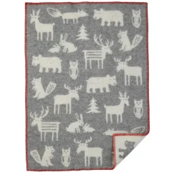 Couverture pour enfant Forest, gris