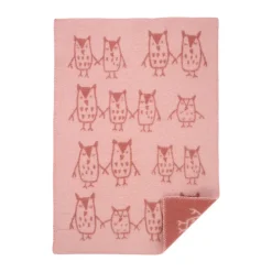 Couverture pour enfant Hand in Hand 65x90 cm, Rose brown
