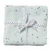 Couvertures pour bébé Dreamy Dots 120x120 cm, lot de 4, Bleu