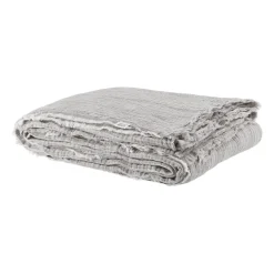 Couvre-lit Breeze 260x260cm, Gris