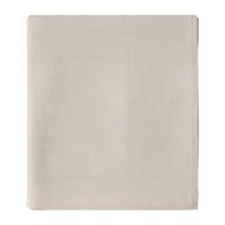 Couvre-lit Checked Jacquard 160x240 cm, Light beige