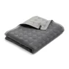 Couvre-lit Mega Dot organic 195x245 cm, Dark grey