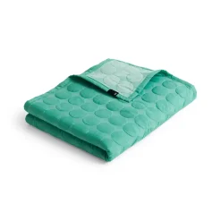 Couvre-lit Mega Dot organic 235x245 cm, Sea green