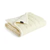 Couvre-lit Mega Dot organic 260x260 cm, Ivory