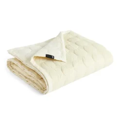 Couvre-lit Mega Dot organic 195x245 cm, Ivory