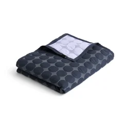 Couvre-lit Mega Dot organic 235x245 cm, Midnight blue