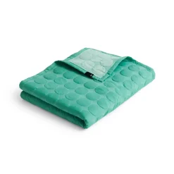 Couvre-lit Mega Dot organic 260x260 cm, Sea green