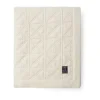 Couvre-lit Quilted organic cotton velvet 260x240 cm, Blanc