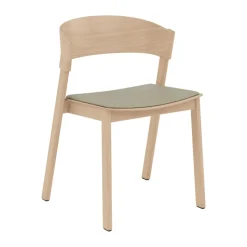 Cover Side Chair leather, Refine leather stone-Oak