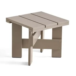 Crate Low Table 45x45x40 cm pin laqué, London fog