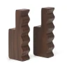 Crochet Unda Lot de 2, Marron foncé