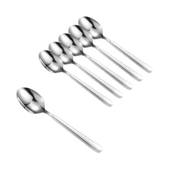 Cuillère à dessert Elisabeth Lot de 6, Acier inoxydable