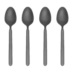 Cuillère à espresso STELLA noir lot de 4, 11 cm