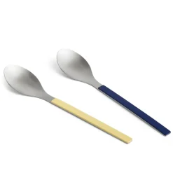 Cuillère de service MVS lot de 2, Dark blue-yellow