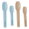 Cuillère favorite mini Design Letters 4 Pièces, Light blue