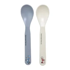 Cuillères Emil i Lönneberga, lot de 2, Bleu-blanc