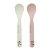 Cuillères Pippi Cirkus, lot de 2, Rose-blanc