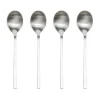 Cuillères Yuka, lot de 4, Acier brossé