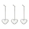 Cœur en verre Iittala, Transparent, 5 cm, lot de 3