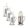 Darry irish coffee set, Verre-acier inoxydable